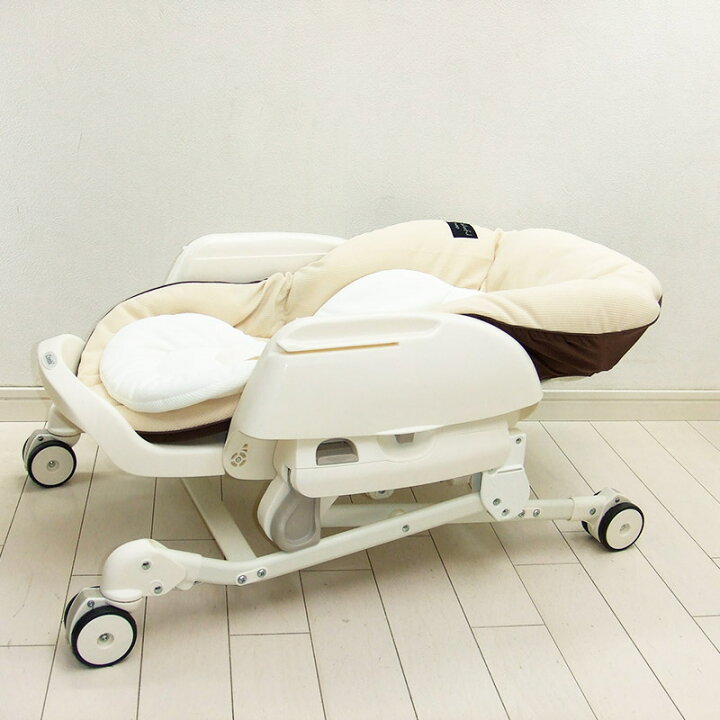 楽天市場】美品 手動 ハイローチェア コンビ ネムリラ おやすみチェア 