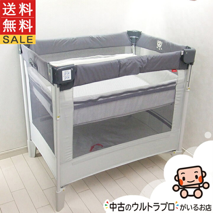楽天市場】美品 ベビーベッド アップリカ ココネルエアーAB aprica 