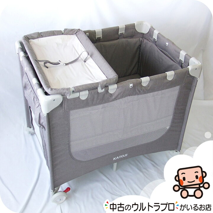 楽天市場】【お得っ！厳選中古】ベビーベッド カトージ Katoji 