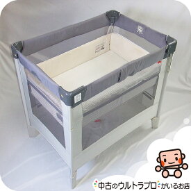 【お得っ！厳選中古】ベビーベッド アップリカ ココネルエアーAB Aprica COCONEL air 新生児から2歳 コンパクトにたためる【C.一般中古】【中古】c1197731403