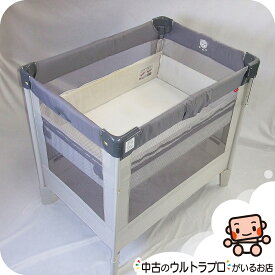 【お得っ！厳選中古】ベビーベッド アップリカ ココネルエアーAB Aprica COCONEL air 新生児から2歳 コンパクトにたためる【C.一般中古】【中古】h1197745775