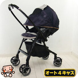 ベビーカー 中古 ディズニー ミッキー ミッキーマウス コンビ メチャカル ハンディ オート4キャス HG 中古ベビーカー【C.一般中古】【中古】k1208848174