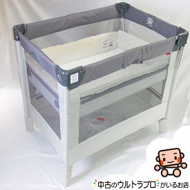 【お得っ！厳選中古】ベビーベッド アップリカ ココネルエアーAB Aprica COCONEL air 新生児から2歳 コンパクトにたためる【C.一般中古】【中古】v1197538112