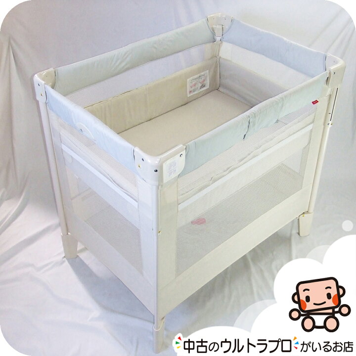 楽天市場】【お得っ！厳選中古】綺麗 ベビーベッド 中古 アップリカ 