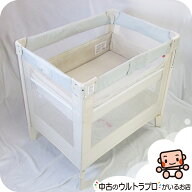 【お得っ！厳選中古】美品 ベビーベッド アップリカ Aprica ココネルエアーAB COCONEL AIR 新生児から 折…