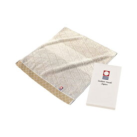 プチギフト 退職 タオル 和布小紋（モダン）　フェイスタオル〈ベージュ〉 フェイスタオル 販促品 退職 産休 ありがとう 販促品 フェイスタオル 1000円 人気 1000円台 敬老会 プレゼント イベント ハンカチタオル まと