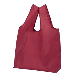 【クーポン有り】【40%OFF】 エコバッグ 折りたたみ コンパクト プレント／たっぷりエコバッグ　ダークレッド エコバッグ 即納 販促品 激安 エコバッグ 300円 人気 300円台 敬老会 プレゼント イベント エコバック エコトート 買