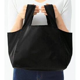 【クーポン有り】【40%OFF】 エコバッグ 折りたたみ コンパクト プレント／マチ広お買い物バッグ　ブラック エコバッグ 即納 販促品 激安 エコバッグ 300円 人気 200円台 敬老会 プレゼント イベント エコバック エコトート 買い