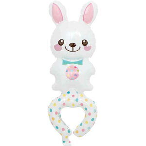 【クーポン有】 販促品 バルーン 【送料無料】 うでピタバルーン1個(ホワイトバニー) バルーン 販促品 バルーン 400円 人気 300円台 敬老会 プレゼント イベント セール sale