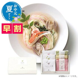 ＼楽天1位／【10%OFF】 お中元 うどん お中元 夏ギフト 【送料無料】 【お中元】野菜うどんセットI（梅＆ほうれん草＆かぼちゃうどん・スープの素付） うどん オーシャンテール お中元 夏ギフト 御中元 お返し お礼 ギフトセ