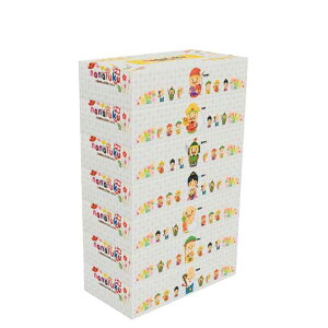 お正月商品 プチギフト 【送料無料】 【30個単位】七福神BOXティッシュ100W7個組 プチギフト ウィルス対策 予防グッズ 衛生用品 お正月商品 プチギフト 800円 人気 800円台 敬老会 プレゼント イ