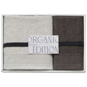 お歳暮 冬ギフト プチギフト 退職 タオル 【送料無料】 オーガニックエディション オーガニックコットン使用国産フェイスタオル&ウォッシュタオル フェイスタオル ギフト 退職 産休 あり