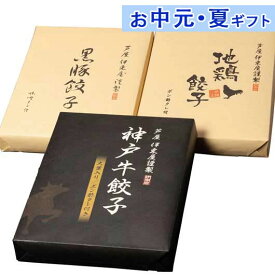 内祝 ギフト お中元 【送料無料】 芦屋 伊東屋 神戸牛餃子と黒豚餃子と地鶏餃子セット 餃子セット 残暑見舞い お返し お礼 ギフトセット お菓子 詰め合わせ お中元 ギフト 餃子セット 8000円 人気 7000円台 敬老会 プレゼント