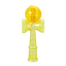 【SALE〜16日1:59】【9%OFF】 ホビー おもちゃ キラキラプラ製けん玉　黄色 おもちゃ ホビー おもちゃ 400円 人気 400円台 敬老会 プレゼント イベント セール sale