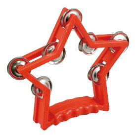 【クーポン有】【11%OFF】 販促品 おもちゃ 【送料無料】 星形タンバリン　赤 おもちゃ 販促品 激安 おもちゃ 400円 人気 400円台 敬老会 プレゼント イベント セール sale