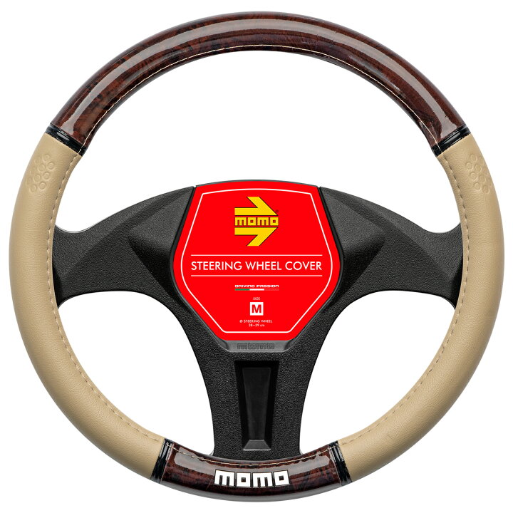 momoウッドステアリング36ハンドルモモハン