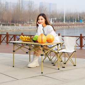 【期間限定】バーベキュー テーブルセット 5点セット 4人用 キャンプ テーブルセット アウトドア テーブル チェア キャンプ用品 bbq テーブルセット セットレジャー アルミ ピクニック ベンチセット 組立簡単 超軽量 お釣り