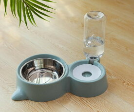 犬猫用 水飲み器 ペット 猫 ご飯皿 セット フードボウル ペットボウル 犬 猫 食器 ペット食器 ステンレス おしゃれ 餌入れ 食器台 犬用食器 水飲み 給水器 ペット 食器 猫用食器 ボウル 水飲み 自動給水 小型犬 中型犬 取り外し可能