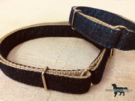 迷子札 HomeChoker 倉敷産デニム おうちチョーカー 1cm幅 1.5cm幅 ホームチョーカー オーダーメイド 送料無料！（ポスト投函便）