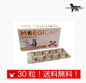 共立製薬 モエギキャップ 【ソフトカプセル】 犬猫用 お試し 30粒 (10粒×3シート) 送料無料（ポスト投函便）
