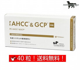 【QIX】PE AHCC&GCP お試し 犬猫用 体重15kg〜19kg 1日4粒 10日分 (10粒×4シート)送料無料（ポスト投函便）