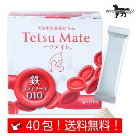 テツメイト 日本全薬工業 犬猫用 お試し体重17.5kg～20kg 1日4g 10日分(40包) 送料無料（ポスト投函便）