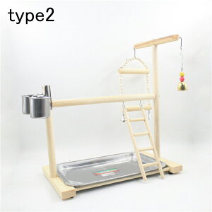 おもちゃ 吊り下げ 木 小鳥 止まり木 タワー インコ 木製 鳥 玩具 皿付く はしご アスレチック 休憩 揺らして 無害 取付け簡単 送料無料