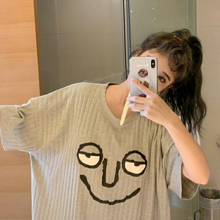 楽天市場 ネグリジェ パジャマ レディース 夏 半袖 可愛い 部屋着 寝巻き ロング丈tシャツ ワンピースパジャマ オシャレ きれいめ ルームウエア ゆったり 3色 Ms Momo 楽天市場店