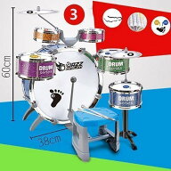 ドラム セット 子供用ミニドラムセット キッズ楽器 楽器おもちゃ 子供用ドラムセット パーカッションおも…