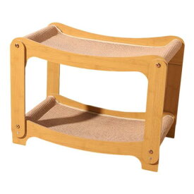 猫用爪とぎボード 二段ベッド ラウンジアクセサリー 多機能ペット家具 Lサイズ