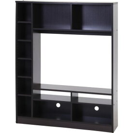 ＼ポイント8倍／ 壁面ユニットTV台 BR ブラウン 組立品