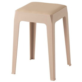 ＼P10倍／ スツール ローズベージュ （約W33×D33×H46cm） 完成品