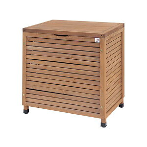 【ポイント7倍+買い回りP】 谷村実業 木製ダストボックス ライトブラウン 幅70×奥行50×高さ70cm 重量約9kg 自然になじみやすいゴミ箱 TAN-3024-LBR