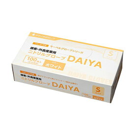 【4/24 20時から ショップP5倍+限定3倍+39ショップ1倍+マラソン】 （まとめ）アマノ マーベルグローブ DAIYAホワイト S AM-CF361 1箱（100枚）【×3セット】