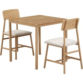 ＼ポイント8倍／ ダイニングセット3点 ベージュカラー 組立品