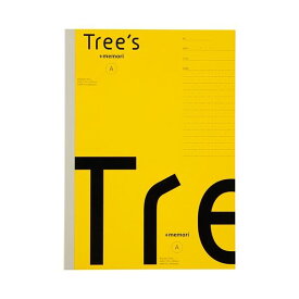 (まとめ）日本ノート Tree s B5 Pメモリ A罫30枚イエロー (×30セット）