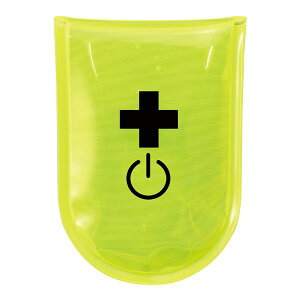 【ポイント7倍+買い回りP】 (まとめ)交通安全ライトマグネットクリップ (×10セット)