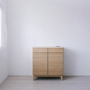 【ポイント7倍!水曜定休セール】 収納棚 約幅80×奥行42.5×高さ87.5cm ナチュラル オープンレール コンセント付き カウンター リビングボード ダイニング(代引不可)