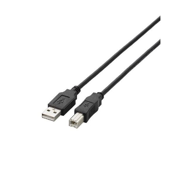 楽天市場】(まとめ)エレコム USB2.0ケーブル U2C-BN07BK【×10セット
