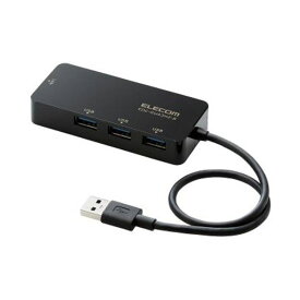 【ポイント12倍! 4/26楽天勝利+マラソン】 エレコム USB-A1Gbps有線LANアダプター USBハブ付 ブラック EDC-GUA3H2-B 1個