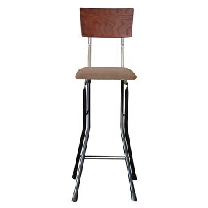 【ポイント7倍!水曜定休セール】 折りたたみ椅子 (同色2脚セット ダークブラウン×ブラック×ブラック) 幅37cm 日本製 スチールパイプ (代引不可)