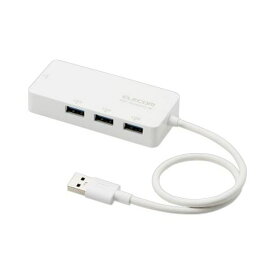 【ポイント12倍! 4/26楽天勝利+マラソン】 エレコム USB-A1Gbps有線LANアダプター USBハブ付 ホワイト EDC-GUA3H2-W 1個