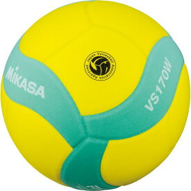 MIKASA（ミカサ） スマイルバレーボール5号球 FIVB公認スマイルバレー5号 イエロー×グリーン 【VS170WYG】