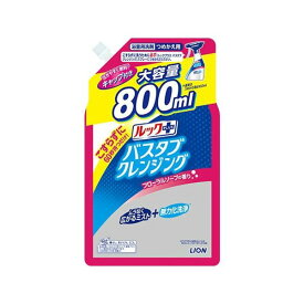 【★8倍！5/23 20時～ マラソン同時開催】 （まとめ） ルックプラス バスタブクレンジング つめかえ用大サイズ フローラルソープの香り 800ml 【×12セット】