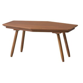 ＼ポイント8倍／ こたつ 幅80×奥行50×高さ36.5cm 六角形 ライトブラウン コタツ布団別売 組立式 リビング ダイニング インテリア家具