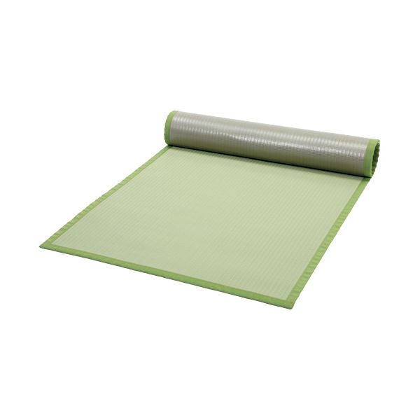 【ショップＰ★５倍+ブラックフライデー】 みずわ工業 洗える畳マット グリーン 900×3mのサムネイル