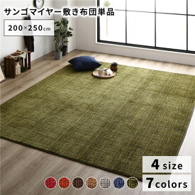 ＼ポイント7倍！5/8／ ラグマット こたつ敷布団 約200×250cm グリーン 防滑加工 ホットカーペット対応 マイクロファイバー サンゴマイヤー リビング