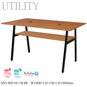 y|Cg14{I12/5z RECX [Ne[u Ɩp ItBX { HX 180cm nC^Cv 100cm ubNt[ uE ASO-WH1811B-BR