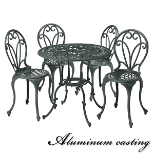 �_�V���b�vP5�{�I���j��x�������^ �t���[���@�K�[�f���e�[�u��5�_�Z�b�g�@�O���[���@IGF-T05/IGF-C04×4