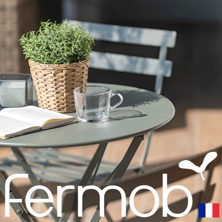 フェルモブ　ビストロ　テーブル　チェア　セット　fermob フェルモブ ビストロ テーブル チェア 2脚 セット ラウンド 60